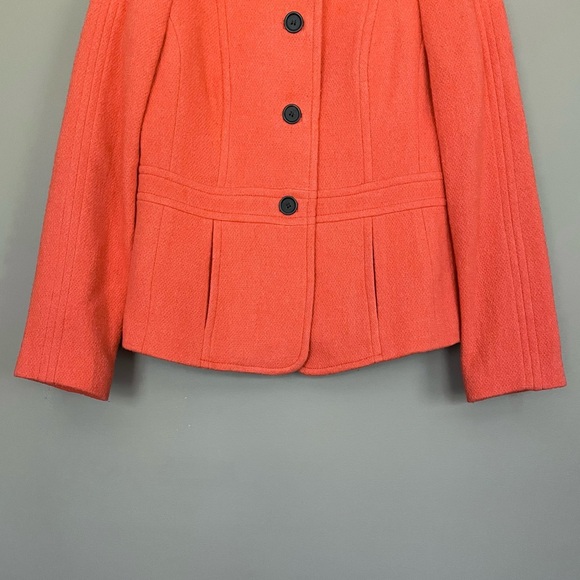 {Talbots} Wool Blend Short Jacket with Button Closure - Womens 4 - Picture 3 of 9